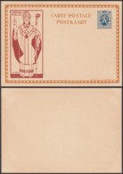 BELGIQUE 1933  SUR EP 50c CARDINAL MERCIER BRUN ROUGE NEUF (DD) DC-1953 - Covers & Documents