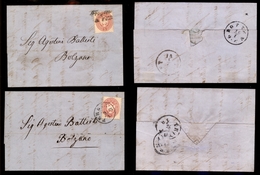 ANTICHI STATI - AUSTRIA TERRITORI ITALIANI - Pergine - Due Lettere D’archivio Per Bolzano Col 5 Kreuzer (29) - Other & Unclassified