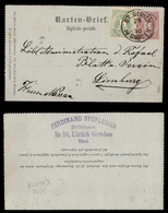ANTICHI STATI - AUSTRIA TERRITORI ITALIANI - St. Ulrich In Groden - Biglietto Postale Per Limburg Del 29.1.90 - Other & Unclassified