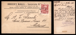 ANTICHI STATI - AUSTRIA TERRITORI ITALIANI - Riva Mori 1902 - Cartolina Per Milano Del 25.1.11 - Andere & Zonder Classificatie