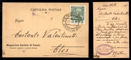 ANTICHI STATI - AUSTRIA TERRITORI ITALIANI - Faedo (Tir.) (P.ti 9) Male Impresso Su Cartolina Per Cles Del 26.4.17 - Other & Unclassified