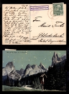 ANTICHI STATI - AUSTRIA TERRITORI ITALIANI - Grasleitenhutte (P.ti 5) - Cartolina Panoramica Per Schluderbach Del 23.8.0 - Andere & Zonder Classificatie