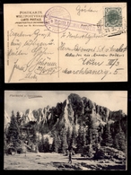 ANTICHI STATI - AUSTRIA TERRITORI ITALIANI - Schlernhauser (P.ti 3) - Cartolina Panoramica (Platkofel) Per Vienna Del 24 - Sonstige & Ohne Zuordnung