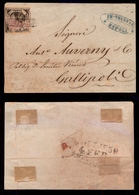 ANTICHI STATI - NAPOLI - 2 Grana Lilla Rosa (5b) Molto Ossidato - Lettera Da Napoli A Gallipoli Del 4.2.58 - Andere & Zonder Classificatie