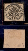 ANTICHI STATI - PONTIFICIO - 1852 - 3 Bai (4c) Usato - Grandi Margini - Autres & Non Classés