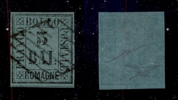 ANTICHI STATI - ROMAGNE - 1859 - 3 Bai (4) Usato - Bottacchi (650) - Other & Unclassified