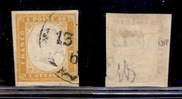 ANTICHI STATI - SARDEGNA - 1861 - 80 Cent (17C) Usato - Diena (850) - Other & Unclassified