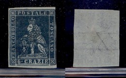 ANTICHI STATI - TOSCANA - 1851 - 6 Crazie (7c) Usato Con Invisibile Tratto A Penna - Andere & Zonder Classificatie