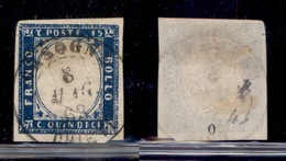 REGNO D'ITALIA - 1862 - Orsogna Chieti (P.ti 10) - 15 Cent (11) Usato (8.5.63) - Otros & Sin Clasificación