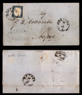 REGNO D'ITALIA - 15 Cent (11) - Lettera Da Messina A Napoli Del 28.1.63 - Andere & Zonder Classificatie