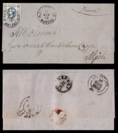 REGNO D'ITALIA - S. Benedetto Marche - 15 Cent (12) Su Lettera Per Napoli Del 15.6.63 - Sonstige & Ohne Zuordnung