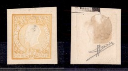 REGNO D'ITALIA - 1863 - Saggi - Ronchi - 15 Cent (23 - Giallo) - Senza Gomma - Sorani - Autres & Non Classés