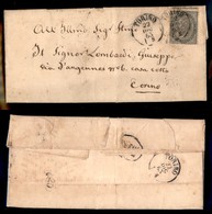 REGNO D'ITALIA - Torino 22 Dicembre 1863 - 5 Cent (L16) Isolato Su Letterina Per Città - Autres & Non Classés