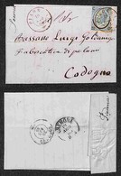 REGNO D'ITALIA - Piadena - 20 Cent Su 15 (23) - Letterina Per Codogno Del 19.8.65 - Other & Unclassified