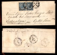 REGNO D'ITALIA - 20 Cent Su 15 (23) - Coppia Su Lettera Da Firenze A Castel Pucci Del 8.6.65 - Other & Unclassified