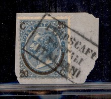 REGNO D'ITALIA - Piroscafi Postali Italiani - 20 Cent Su 15 (24) Usato Su Frammento - Soprastampa Molto Inchiostrata (se - Other & Unclassified