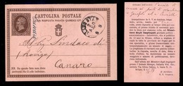 REGNO D'ITALIA - Canaro (azzurro) In Arrivo - Cartolina Postale Da Milano Del 2.8.75 - Sonstige & Ohne Zuordnung