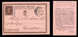 REGNO D'ITALIA - Canaro (azzurro) In Arrivo - Cartolina Postale Da Milano Del 2.8.75 - Autres & Non Classés