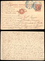 REGNO D'ITALIA - Colorno/Parma 22.8.16 (azzurro) - Cartolina Postale Da 10 Cent (C36) Per Priero - Other & Unclassified