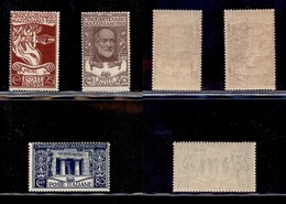 REGNO D'ITALIA - 1922 - Mazzini (128/130) - Serie Completa - Gomma Integra (150) - Other & Unclassified