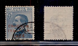 REGNO D'ITALIA - 1924 - 60 Cent Crociera (165) Usato (200) - Andere & Zonder Classificatie