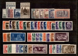 REGNO D'ITALIA - 1926/1935 - Cartoncino Con Serie Complete Del Periodo - Gomma Originale - Da Esaminare - Other & Unclassified