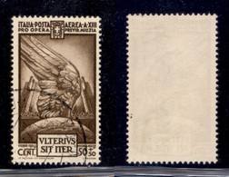 REGNO D'ITALIA - 1935 - 50 Cent Milizia (89 - Aerea) - Usato (55) - Other & Unclassified