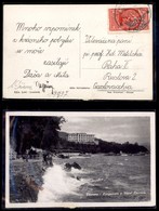 REGNO D'ITALIA - 75 Cent Colonie Estive (411) Isolato Su Cartolina Da Laurana Per La Cecoslovacchia Del 13.7.37 - Andere & Zonder Classificatie