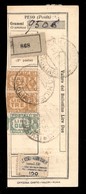 REGNO D'ITALIA - Assicurativi - 1,50 Lire (9 - Madre) Difettoso Su Ricevuta Di Bollettino Da Cagliari Del 1.6.36 - Other & Unclassified