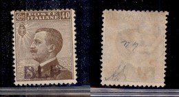 REGNO D'ITALIA - 1921 - BLP - 40 Cent (4B - Violetta) - Gomma Originale - Diena (200) - Other & Unclassified