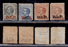 REGNO D'ITALIA - 1923 - BPL - Quattro Valori Diversi (14 + 16/18) Con Difetti - Gomma Originale (1.500) - Sonstige & Ohne Zuordnung