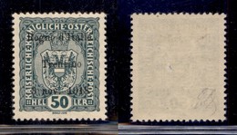 OCCUPAZIONI - TRENTINO - 1918 - 50 Heller (11) - Gomma Originale - Diena (110) - Other & Unclassified