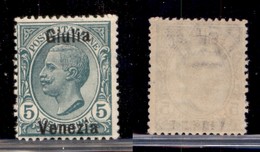 OCCUPAZIONI - VENEZIA GIULIA - 1918 - 5 Cent (21d) - Giulia Venezia - Gomma Integra (120) - Autres & Non Classés