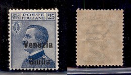 OCCUPAZIONI - VENEZIA GIULIA - 1918 - 25 Cent (24ea) Con Soprastampa In Basso A Destra - Gomma Integra - Other & Unclassified