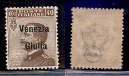 OCCUPAZIONI - VENEZIA GIULIA - 1918 - 40 Cent (25) - Gomma Originale - Ottimamente Centrato - Other & Unclassified