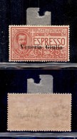 OCCUPAZIONI - VENEZIA GIULIA - 1919 - Espressi - 25 Cent  (1) - Gomma Originale Con Prima Linguella (250) - Sonstige & Ohne Zuordnung