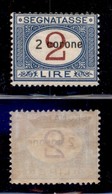 OCCUPAZIONI - DALMAZIA - 1922 - Segnatasse - 2 Corone Su 2 Lire (3) - Gomma Originale (100) - Sonstige & Ohne Zuordnung