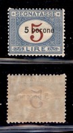 OCCUPAZIONI - DALMAZIA - 1922 - 5 Corone Su 5 Lire (4 - Segnatasse) - Gomma Integra (250+) - Other & Unclassified