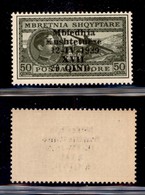 OCCUPAZIONI - ALBANIA - 1939 - 20 Qind Su 50 (3 - Aerea) - Gomma Integra (40) - Other & Unclassified