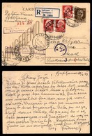 OCCUPAZIONI - LUBIANA - Cartolina Postale Da 30 Cent (98) Con Complementari (247 + 252 Due) - Raccomandata Da Lubiana Pe - Autres & Non Classés