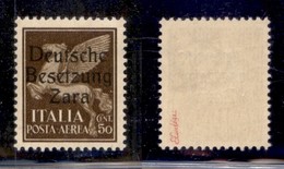 OCCUPAZIONI - ZARA - 1943 - Posta Aerea - 50 Cent (2) - Gomma Integra (50) - Other & Unclassified
