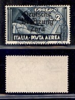 OCCUPAZIONI - ZARA - 1943 - Posta Aerea - 2 Lire Aeroespresso (9) Usato (150) - Autres & Non Classés