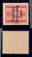 OCCUPAZIONI - ZARA - 1943 - Segnatasse - 20 Cent (3) - Gomma Integra (100) - Other & Unclassified