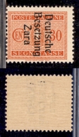 OCCUPAZIONI - ZARA - 1943 - Segnatasse - 30 Cent (5) - Gomma Integra (100) - Other & Unclassified