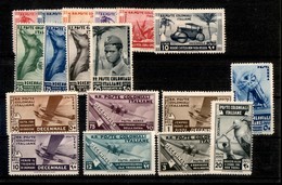 COLONIE - EMISSIONI GENERALI - 1933 - Decennale (32/41 + Aerea 22/29) - Serie Completa - Gomma Originale (400) - Andere & Zonder Classificatie