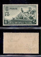 COLONIE - AFRICA ORIENTALE - 1938 - 20 Lire (20) - Gomma Originale (150) - Altri & Non Classificati