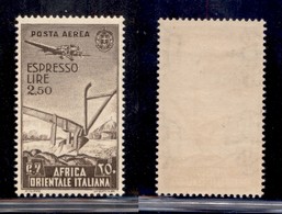 COLONIE - AFRICA ORIENTALE - 1938 - 2,50 Lire (13 - Espressi) - Gomma Integra (62+) - Altri & Non Classificati