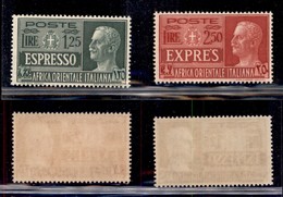 COLONIE - AFRICA ORIENTALE - 1938 - Espressi (1/2) - Ottimamente Centrati - Gomma Integra (125) - Altri & Non Classificati