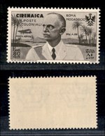 COLONIE - CIRENAICA - 1934 - Posta Aerea - 80 Cent Roma Mogadiscio (33) - Gomma Integra (50) - Sonstige & Ohne Zuordnung