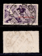 COLONIE - EGEO - 1934 - 50 Cent Calcio (77) Usato (110) - Andere & Zonder Classificatie